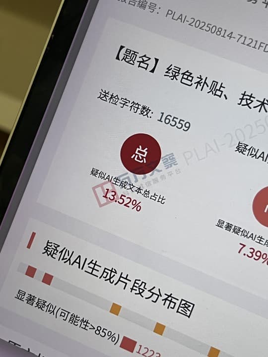 我宣布这个就是降AI率最牛的！